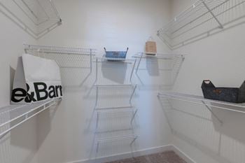 Generous walk-in closets